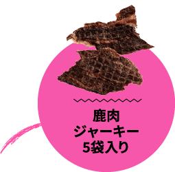 鹿肉ジャーキー 5袋入り