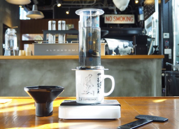 コーヒー淹れ方　エアロプレス