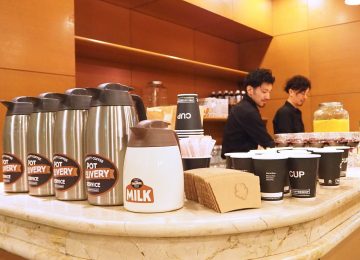 オフィスに美味しいコーヒーをポットでデリバリー