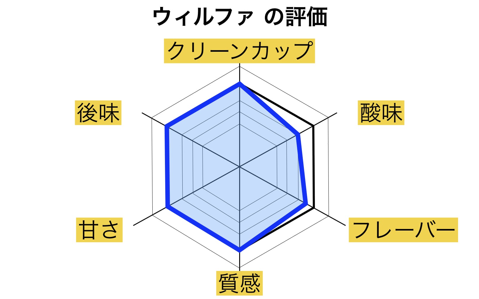 ウィルファレーダーチャート