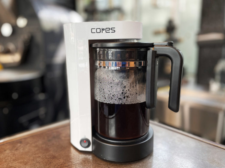 ゴールドフィルター付属の本格派コーヒーメーカー【cores 5CUP COFFEE MAKER C301-WH】 使用レビュー その1