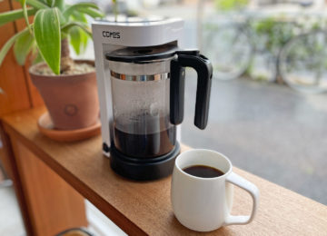ゴールドフィルター付属の本格派コーヒーメーカー【cores 5CUP COFFEE MAKER C301-WH】 使用レビュー その1