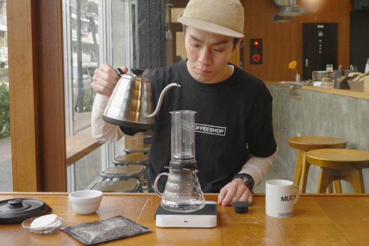 デルタコーヒープレスの淹れ方を動画でご紹介｜THE COFFEESHOP《Brew Timer》