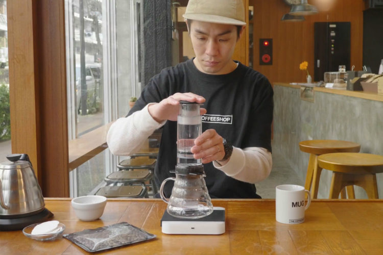 デルタコーヒープレスの淹れ方を動画でご紹介｜THE COFFEESHOP《Brew Timer》