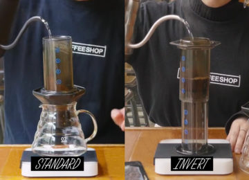 AeroPressの抽出｜インバート式とスタンダード式で変わるコーヒーの味わいを検証