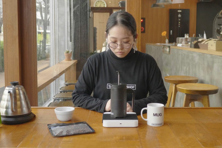 フレンチプレスの淹れ方を動画でご紹介｜THE COFFEESHOP《Brew Timer》