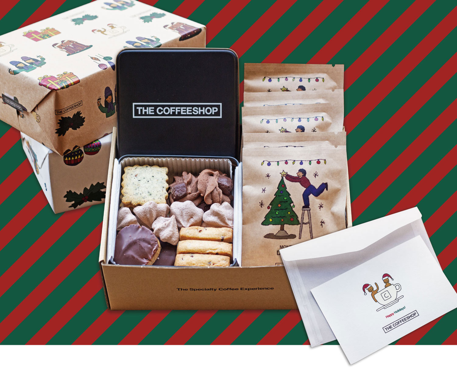 オリジナルクッキー缶とスペシャルティコーヒーのペアリング。Xmas Gift Boxのご予約は12/3(日)まで