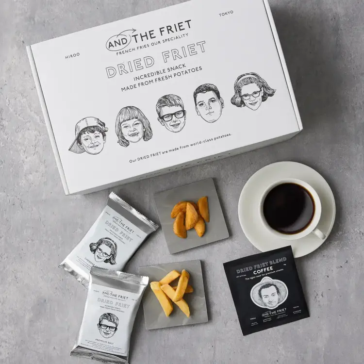 【WORKS】AND THE FRIET オリジナルドリップバッグ発売！ドライフリット×コーヒーの「最高なペアリング」が完成しました